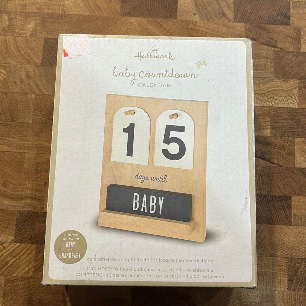 Hallmark baby countdown calendar